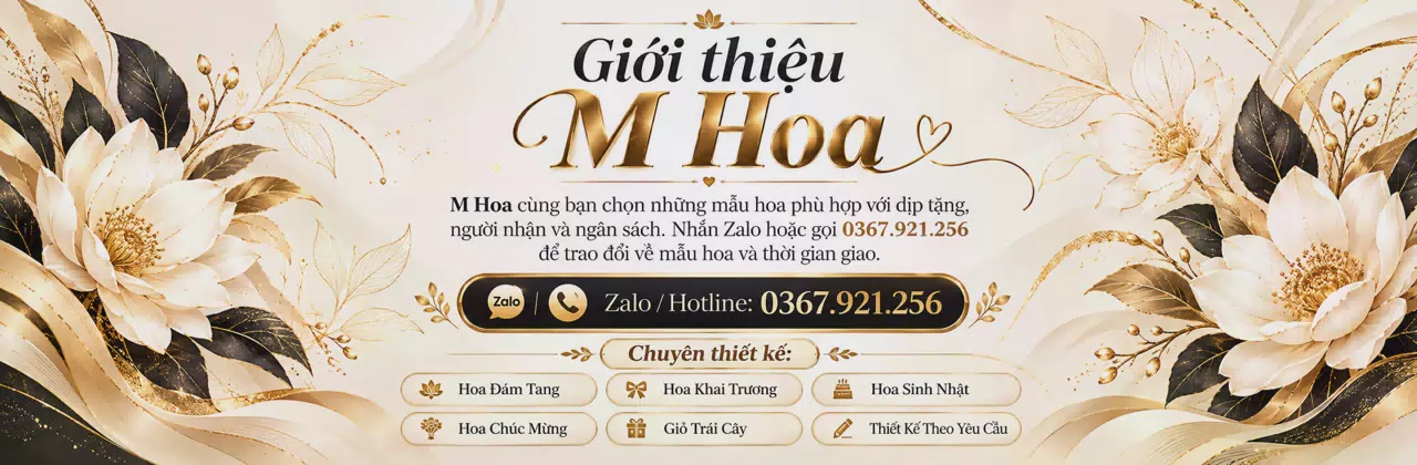 Ảnh bìa Shop hoa tươi Xã Phú Phụng Vĩnh Long - Tư vấn hoa theo từng dịp